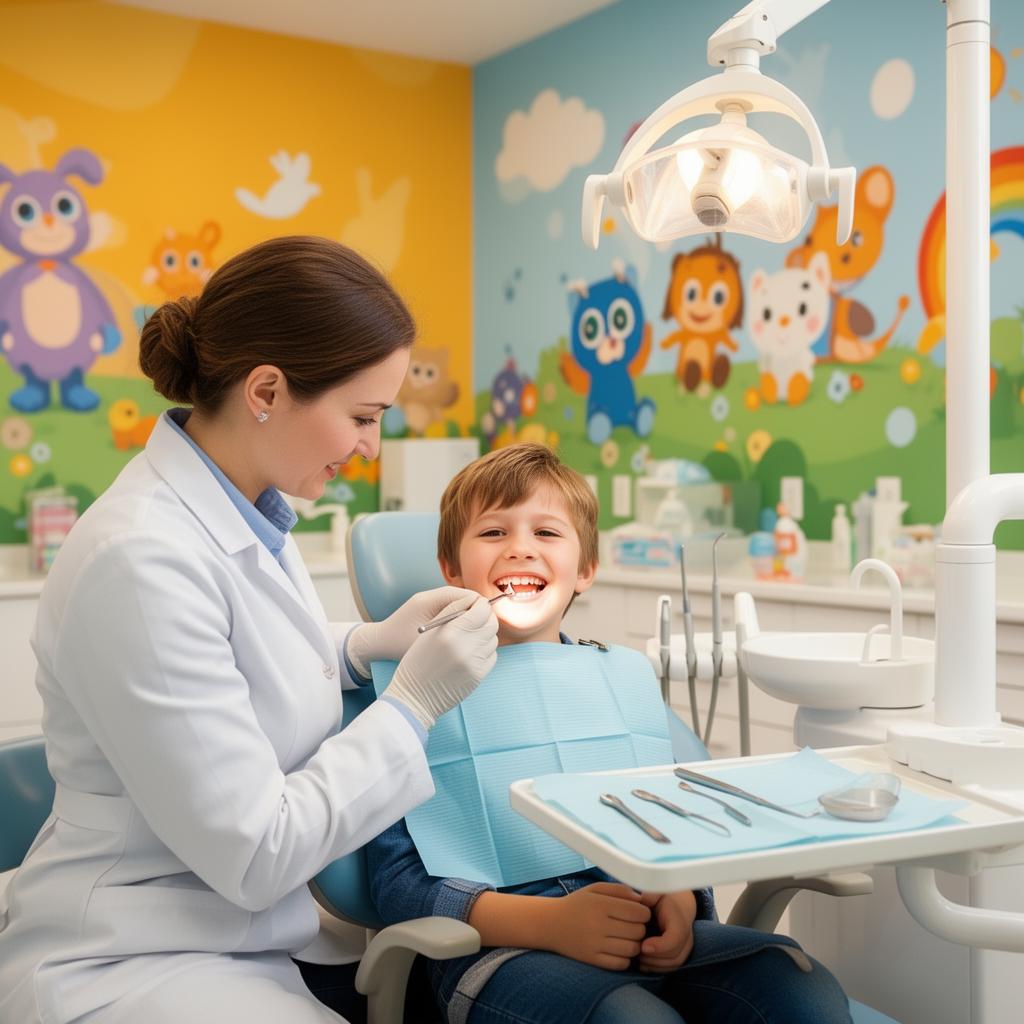 Kid-friendly dental clinic environment in Kharar